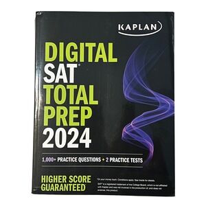Kaplan Digital SAT Total Prep 2024 Higher Score Guaranteed 1K Practice Questions